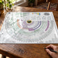 Glossy laminated surface of the Bible history chart